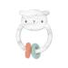 Ingenuity Soothing Sheppy Baby Teether Toy with Activity Rings  BPA-Free Silicone  Ages 3 Months+  Unisex