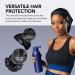 Hairbrella Lite Women's Rain Hat - Waterproof Hair Protection | Adjustable Strap | Packable Black Classic - Buy Online on SooperMarket.com