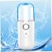 BELLIFFY Nano Water Replenishing Instrument Hydrator Mini Facial Cooling Steamer Nano Mister White Plastic - Buy Online on SooperMarket.com