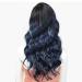 SHIYID Lace Front Wig - Synthetic Loose Wave Long Side Part Wigs for Black Women | Heat Resistant African American Hair - Buy Online on SooperMarket.com