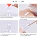 TIANZD 3Pcs Empty 100ml Transparent Airless Pump Bottles Refillable Clear Travel Vacuum Lotion Pump Containers for Cosmetic Foundation Lotion Gel - No Straw Required - Buy Online on SooperMarket.com