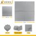 HEKU 100 Single-Colored 3-Layer Napkins | 33x33cm | High-Quality Absorbent Napkins for Events & Gastronomy | Stylish Silver 5-Pack - Shop Internationally! - Buy Online on SooperMarket.com