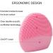 Mini Silicone Facial Cleansing Brush - FEITA Waterproof Silicon Face Cleaner and Electric Masager System for All Skin Types (Pink) - Buy Online on SooperMarket.com