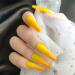 Brishow Coffin Artificial Nails - Long Gradient Ballerina Acrylic Press-On Nails | 24 Pcs for Women & Girls - Buy Online on SooperMarket.com
