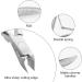 Velodios Cuticle Trimmer and Cuticle Cutter Extremely Sharp Cuticle Nippers Professional Stainless Steel Cuticle Remover Perfect Nail Care Tool for Home/Spa/Salon Manicures - Silver - Buy Online on SooperMarket.com