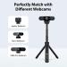 EMEET Professional Webcam Mini Tripod - Portable & Lightweight | Adjustable Height 5.7-12.2 in | Stable Use | Universal Compatible - Buy Online on SooperMarket.com