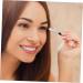 Baluue 24 Pcs Flat Eyebrow Brush Eye Liner Brush Eye Cosmetics Brush Makeup Brush Artificial Fiber Black - Buy Online on SooperMarket.com