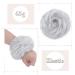 Silver Grey Messy Hair Bun Ponytail Extension Scrunchie for Women - 45g - Buy Online on SooperMarket.com
