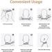 GeRRiT Cervical Neck Traction Device 360 Rotation Adjustment Cervical Neck Braces Folding Design Easy to Carry Neck Support Brace Improve Forward Neck Posture - Buy Online on SooperMarket.com