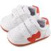 Cheerful Mario Baby First Walking Shoes - Soft PU Leather, Anti-Slip Sole - 12-18 Months - Orange - Buy Online on SooperMarket.com