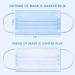 DXLOVER Face Masks 3 Layer Adult Blue 50 Pack - Individually Packaged - Large Size - Buy Online on SooperMarket.com