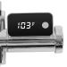 Shower Thermometer G1/2 5-85 C LED Display, Easy Installation - 0.5 C Accuracy, Silver - Buy Online on SooperMarket.com