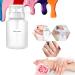 2 Pack 200ml Pump Dispenser - Nail Polish Remover Bottle for Nail Art Tool Set | Pum Pum Pum Pleple - Buy Online on SooperMarket.com