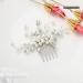 Easedaily Silver Rhinestone Bridal Hair Comb - Wedding Hair Accessory for Women - Buy Online on SooperMarket.com