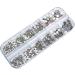 kesurpae Women Fingernail Flatback Rhinestones Assortment Set Home Salon Girls Crystals Assorted Kit Nail Art Handicraft - Buy Online on SooperMarket.com