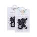 40x/Set Bowknot Nail Resin 3D Nails Art Nails Art Decoration Jewels Supplies For Nail Salons 40x/set 3d Nai Resin Bowknot Naills Art For Acrylic Nails Black No. 2