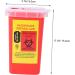 Angoily 5-Set Hairdressing Storage Containers - Automatic Trash Can for Shaving | Red Razor Case for Salons & Home Use - Buy Online on SooperMarket.com