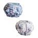 Healeved 2pcs La Hats for Women Womens Shower Caps Fluffy Hats for Women Bath Cap for Girls Head Cover Bonnet Bathing Caps Bath Caps Hair Protective Caps Shower Hat Headgear Swimming Cap