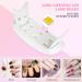 URAQT Mini Gel Nail Lamp - Portable 6W UV LED Gel Nail Dryer with USB, Professional Nail Art Tool for Gel Polish - Pink - Buy Online on SooperMarket.com