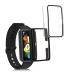 kwmobile Cover Comaptible with Huawei Band 7 / Band 6 / Honor Band 6 (Set of 2) -Tempered Glass with Plastic Frame - Black/Transparent black / transparent