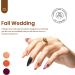 Beetles Gel Nail Polishes Kit - 6 Colors Red Orange Glitter Purple Black Soak Off Varnish Manicure Set for DIY Halloween & Fall Wedding Beauty Gifts - Buy Online on SooperMarket.com