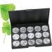 Angoily 15 Eyeshadow Empty Cosmetic Case Empty Makeup Eye Shadow Box Concealer Travel Aluminum Plate - Buy Online on SooperMarket.com