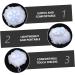 2pcs Bath Ball Shower Puff & Loofah Set | Holiday Bath Scrubber & Back Scrubber | Premium Shower Sponge Pouf - Buy Online on SooperMarket.com