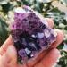 Natural Amethyst Cluster Quartz Crystal geode Specimen Suitable for Home HOMEZHOU (Size : 160-190g) - Buy Online on SooperMarket.com