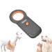 Gugxiom Chipples device for animals Tier Chip Reading device for wireless 2.4g/Bluetooth or USB cable transmission to the PC can save 128 labels for EMID FDX B (ISO1784 85) (black)