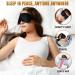 Samadhaan 3D Sleep Mask Deep Orbit - Ultra Light Weight & Comfortable Concave Molded Night Mask for Eyelash Extensions - Black - Buy Online on SooperMarket.com