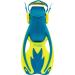 Cressi Kids Rock Fins S/M for Snorkeling, Swimming, Boogie Boarding - US Youth 1/3 | EU 32/34 - Blue/Yellow - Buy Online on SooperMarket.com