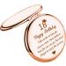 BNQL 18 Birthday Mirror - Happy 18th Birthday Gifts for Her - Turning 18th Inspirational Gifts - 2-Sided Mirror 1x 2x Magnification (Rose Gold) - Buy Online on SooperMarket.com