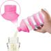 Milk Powder Dispenser Pots - BPA Free Formula Container for Travel & Outdoor Activities (Pink) - Buy Online on SooperMarket.com