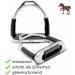 AMKA Safety Stirrups - Flexible Stainless Steel with Rubber Cover 015/042A | International Shipping Available - Buy Online on SooperMarket.com