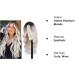 Long Wavy Wig Ombre Platinum Blonde Wigs for Women 24 Inch Middle Part Curly Synthetic Hair Natural Looking Heat Resistant Fiber for Daily Party Use (Ombre Platinum Blonde) - Buy Online on SooperMarket.com