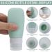 8-Piece Silicone Travel Bottles Set - Leak-Proof Reusable Containers with Transparent Bag for Shampoo Cream and Body Care (60ml) - Buy Online on SooperMarket.com