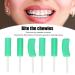6 Pack Orthodontic Chewies - Portable Hygienic Silicone Aligner Trays for Men & Women | Green - Buy Online on SooperMarket.com