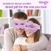 NEWGO Cold Eye Mask - Reusable Hot Cold Therapy Cooling Eye Mask for Puffy Eyes, Migraine, Dark Circles, Dry Eyes, Swollen Eyes, Sinus Pain - Light Purple - Buy Online on SooperMarket.com