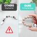 COZYPANDA Silicone Pacifier Clip - BPA Free Teething Beads Design for Baby Boy/Girl - Pack of 3 - Keep Pacifiers, Teethers, and Toys in Place - Buy Online on SooperMarket.com