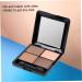 WOONEKY 4 Mirror Elegant Brown Eyeshadow Makeup Sponge Shadow Matte Eye with and Colors - Buy Online on SooperMarket.com
