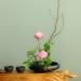 CRAFFANCY Deep Round Ceramic Ikebana Flower Vase with 5cm Kenzan Flower Frog - Black Spotted | Flower Arrangement Supplies for Home Decoration - Buy Online on SooperMarket.com