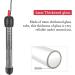 HITOP HP-608 25W Submersible Aquarium Heater with Thermometer and Extra Sucker Cup - Buy Online on SooperMarket.com