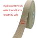 1 Inch Wide 10 Yard Heavy Cotton Webbing Strap for Bag Handles & Belts - Khaki - Buy Online on SooperMarket.com