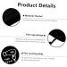 Baluue 1pc Hair Dryer Storage Bag Black Jewelry Hair Dryer Travel Bag Hairdryer Bag for Travel Sack Flannel - Buy Online on SooperMarket.com