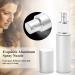 Refillable Perfume Bottle Portable Pump Lotion Atomizer with 6 Colors Ideal for Storing Liquid Substances (Silver) - Buy Online on SooperMarket.com