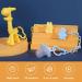 Zeayebsr Dummy Clips - 6 Pieces Lightweight Pacifier Anti-Drop Chain for Newborn Girls and Boys - Buy Online on SooperMarket.com