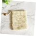 Gogogmee 4pcs Facial Net Foaming Net Face Washing Bag Soap Holder Soap Storage Bag Yellow - Buy Online on SooperMarket.com