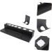 FOYTOKI Curling Iron Rack Hair Curler Holder Wall Mounted Curler Holder Kickstand Black Stainless Steel - Buy Online on SooperMarket.com