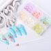 BAIYIYI 3D Flower Nail Charms & Caviar Beads Set - DIY Nail Decoration Kit with Pickup Pencil, 6 Colors - Acrylic Resin Flowers & Metal Ball Beads for Nail Art - Buy Online on SooperMarket.com