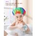 Buy Mikimini XL Shower Hood for Women | Waterproof Double-Lined 2-Pack | Soft & Fashionable Rainbow Design for Long Hair - Buy Online on SooperMarket.com